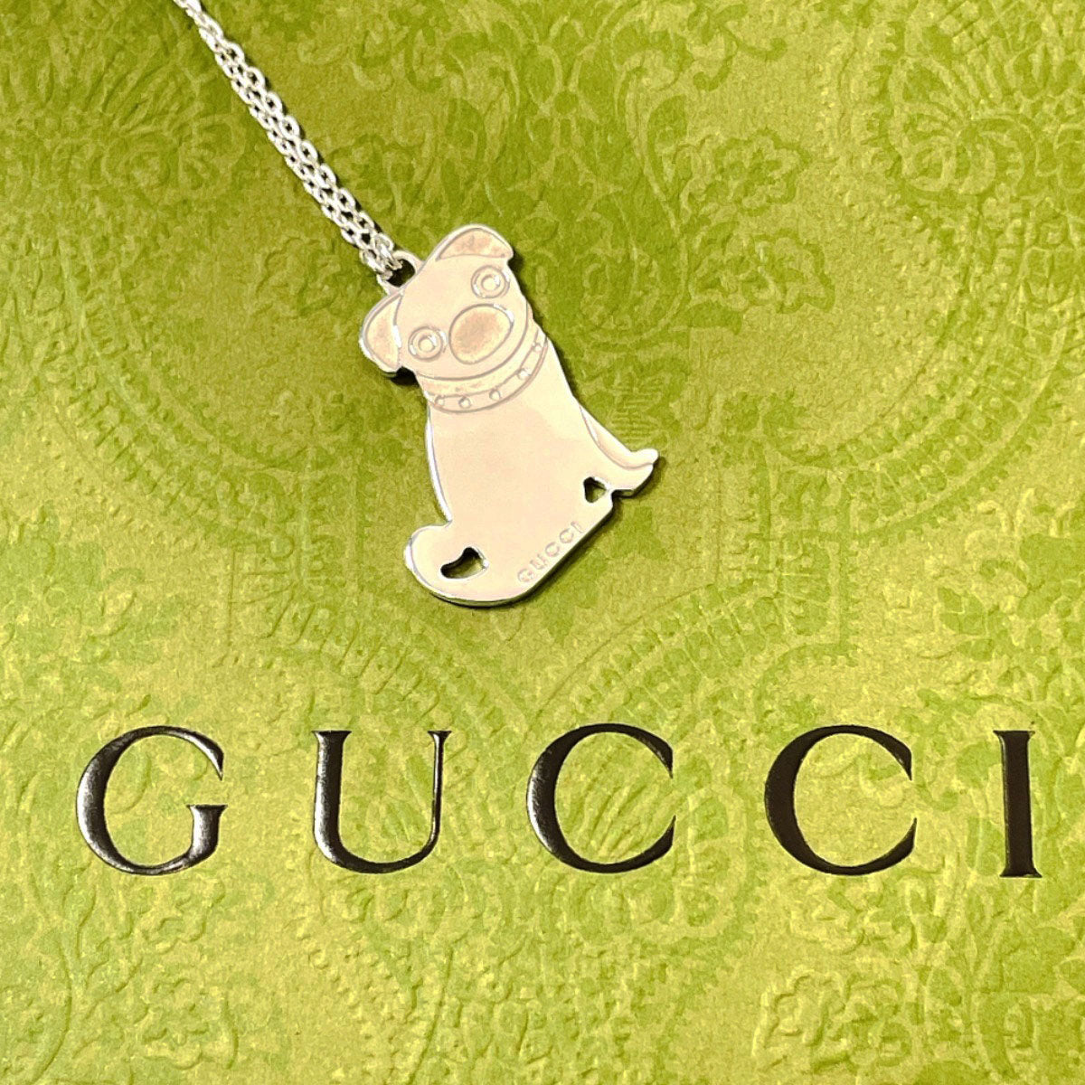 GUCCI Necklace Silver925 Silver Guccioli Oliver Pug Women