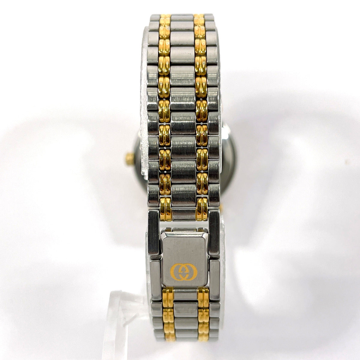 GUCCI Watches Quartz 9000L Stainless Steel , Gold Plated Silver gold dial Women  d
