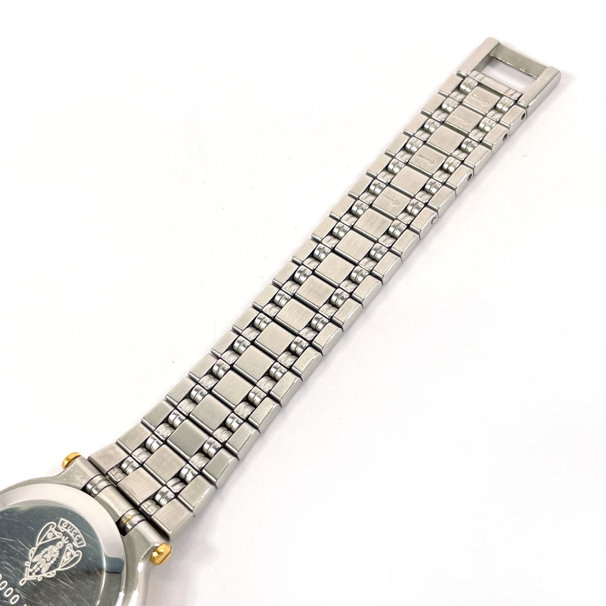 GUCCI Watches Quartz 9000L Stainless Steel , Gold Plated Silver gold dial Women  d