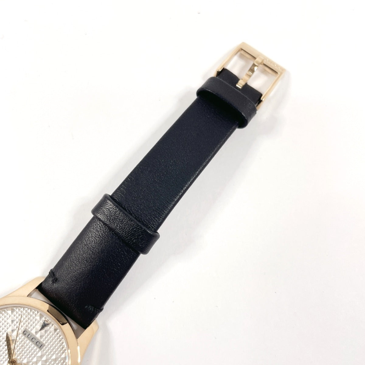 GUCCI Watches Quartz YA126571 Stainless Steel , Leather gold G timeless Silver dial Women  d