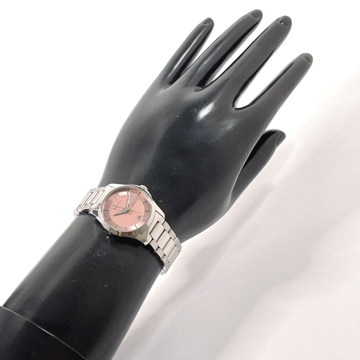 GUCCI Watches Quartz YA126524 Stainless Steel Silver G timeless pink dial Women  d