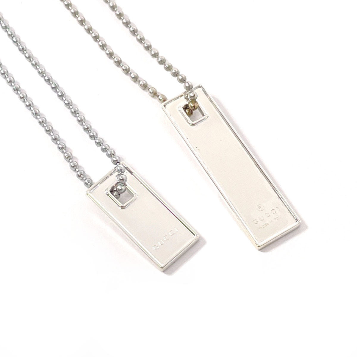 GUCCI Necklace Silver925 Silver Plate Pair Women(Unisex)