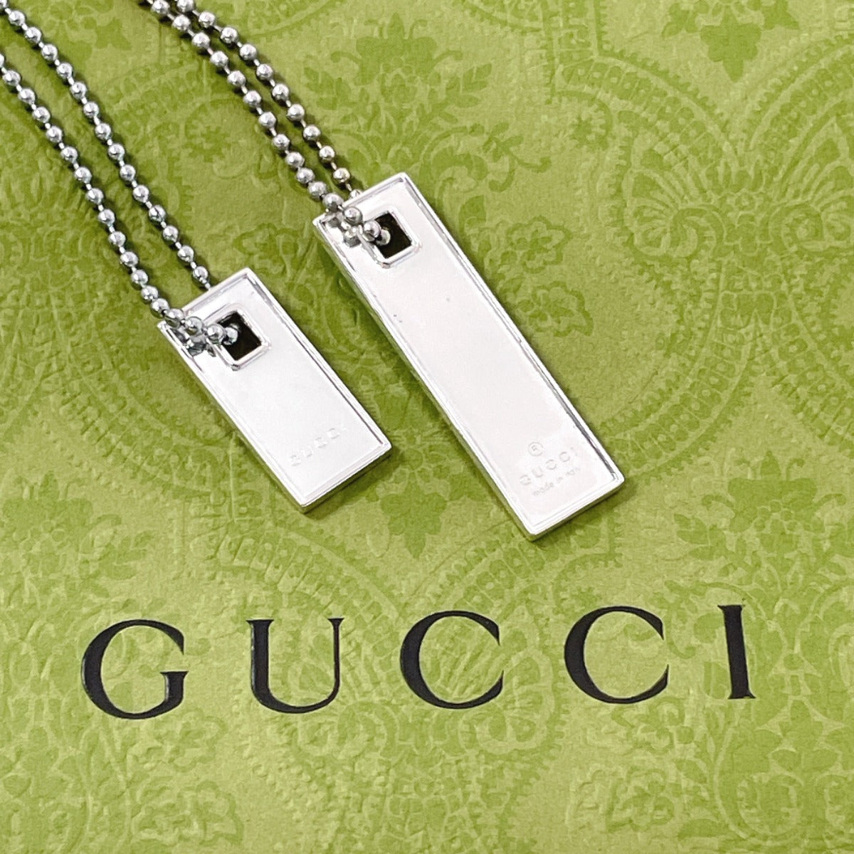 GUCCI Necklace Silver925 Silver Plate Pair Women(Unisex)