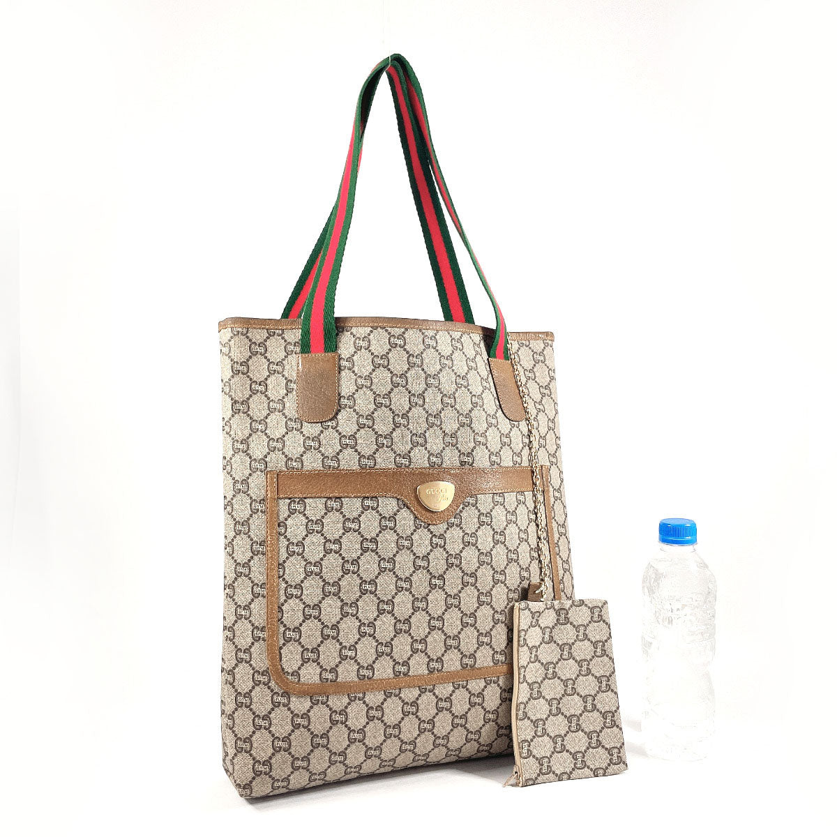 GUCCI Tote Bag GG plus beige Old Gucci Women