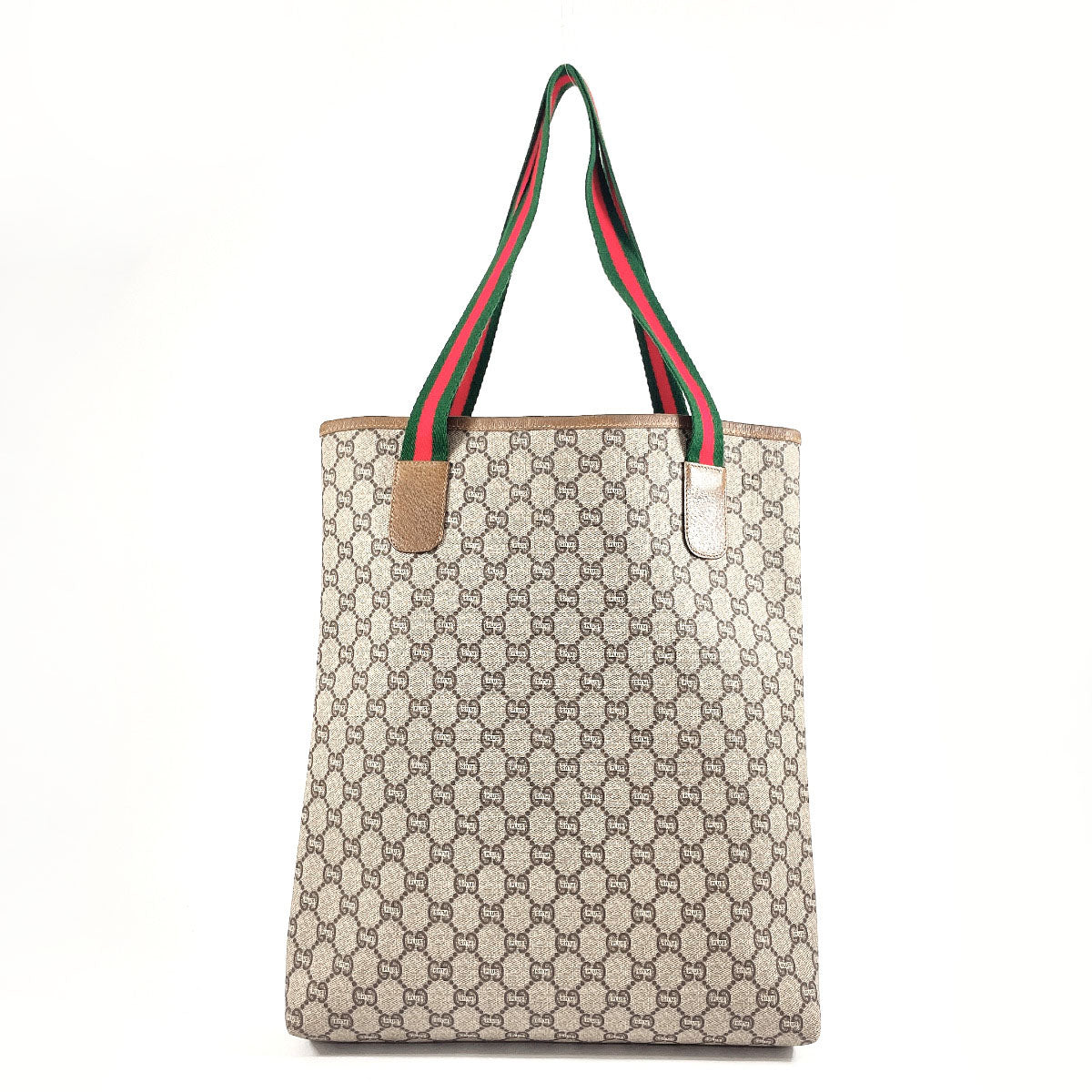 GUCCI Tote Bag GG plus beige Old Gucci Women