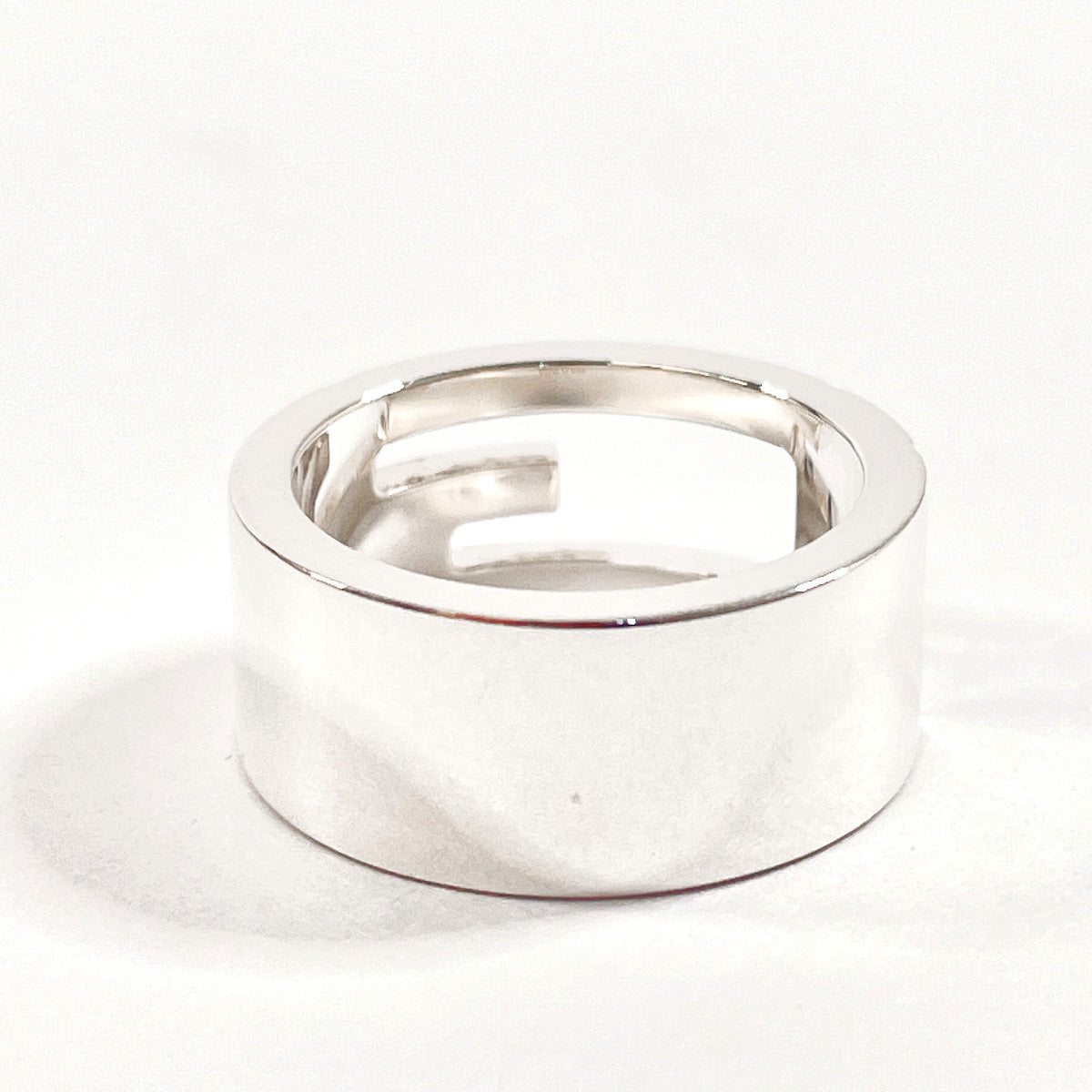 GUCCI Ring Silver925 Silver Branded Cutout G 8