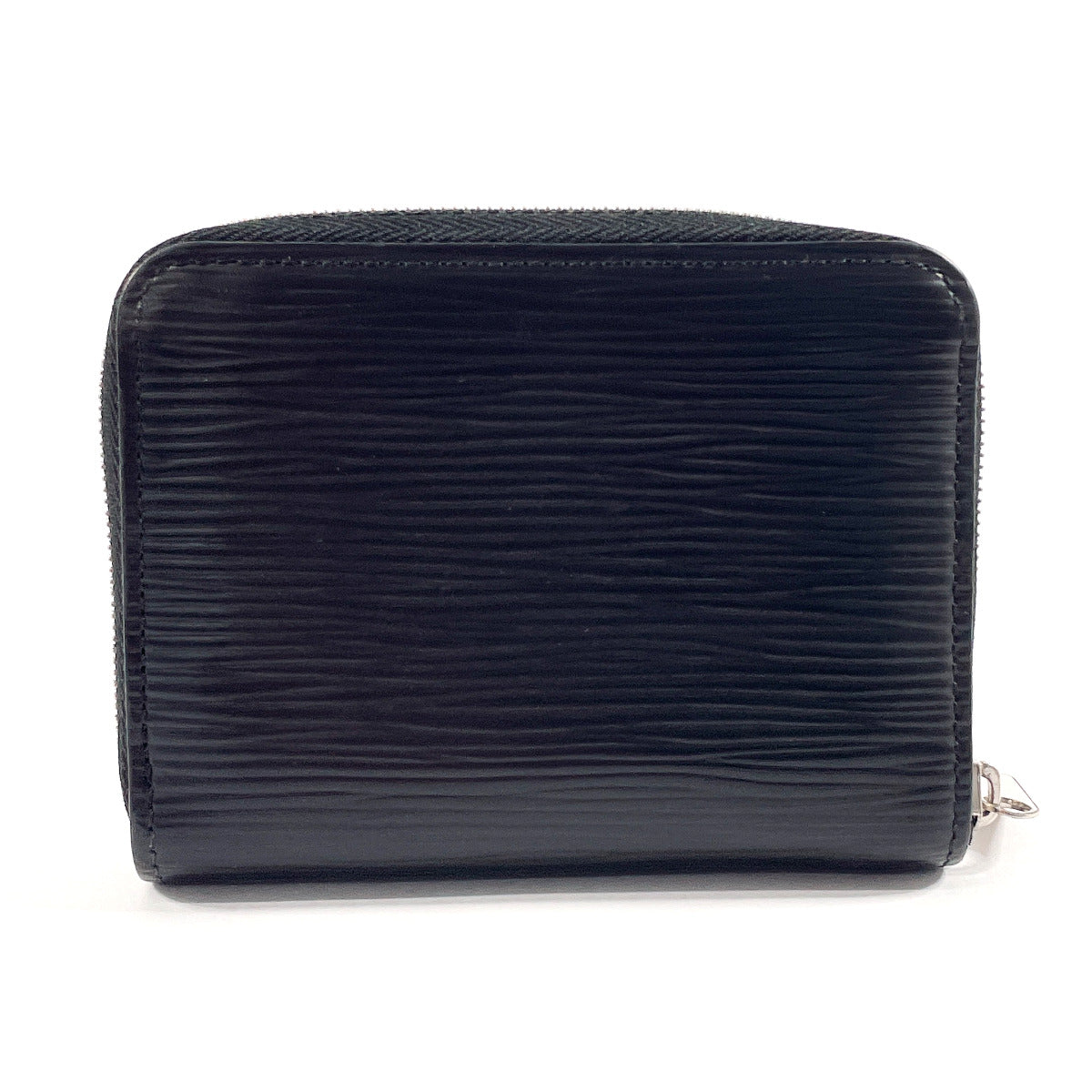 LOUIS VUITTON Coin case ‚l60152 Epi Leather black Zippy coin purse unisex  d