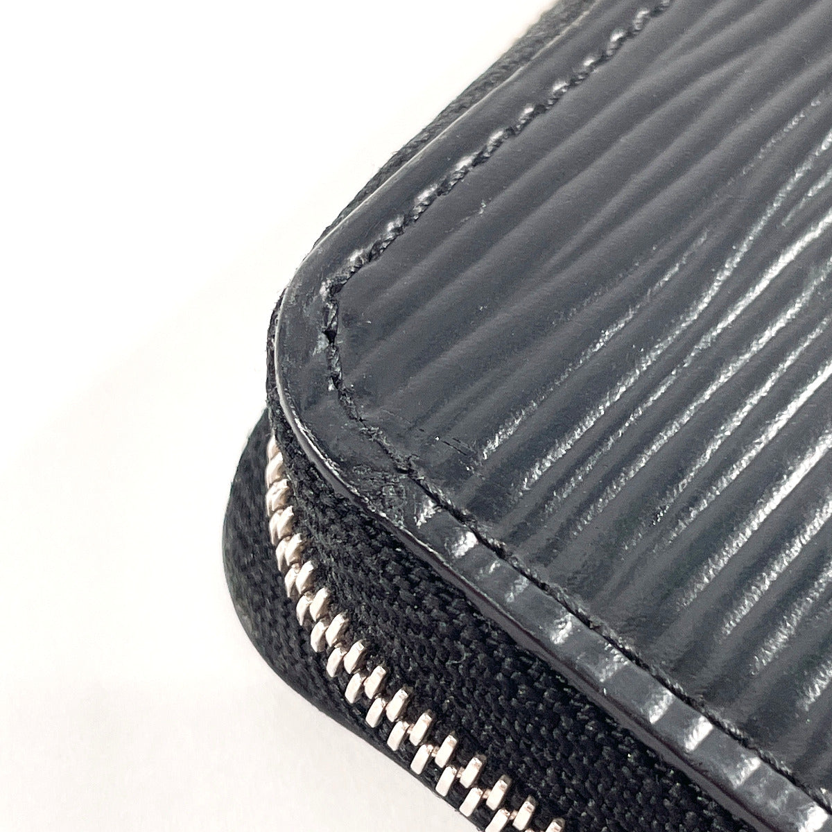 LOUIS VUITTON Coin case ‚l60152 Epi Leather black Zippy coin purse unisex  d