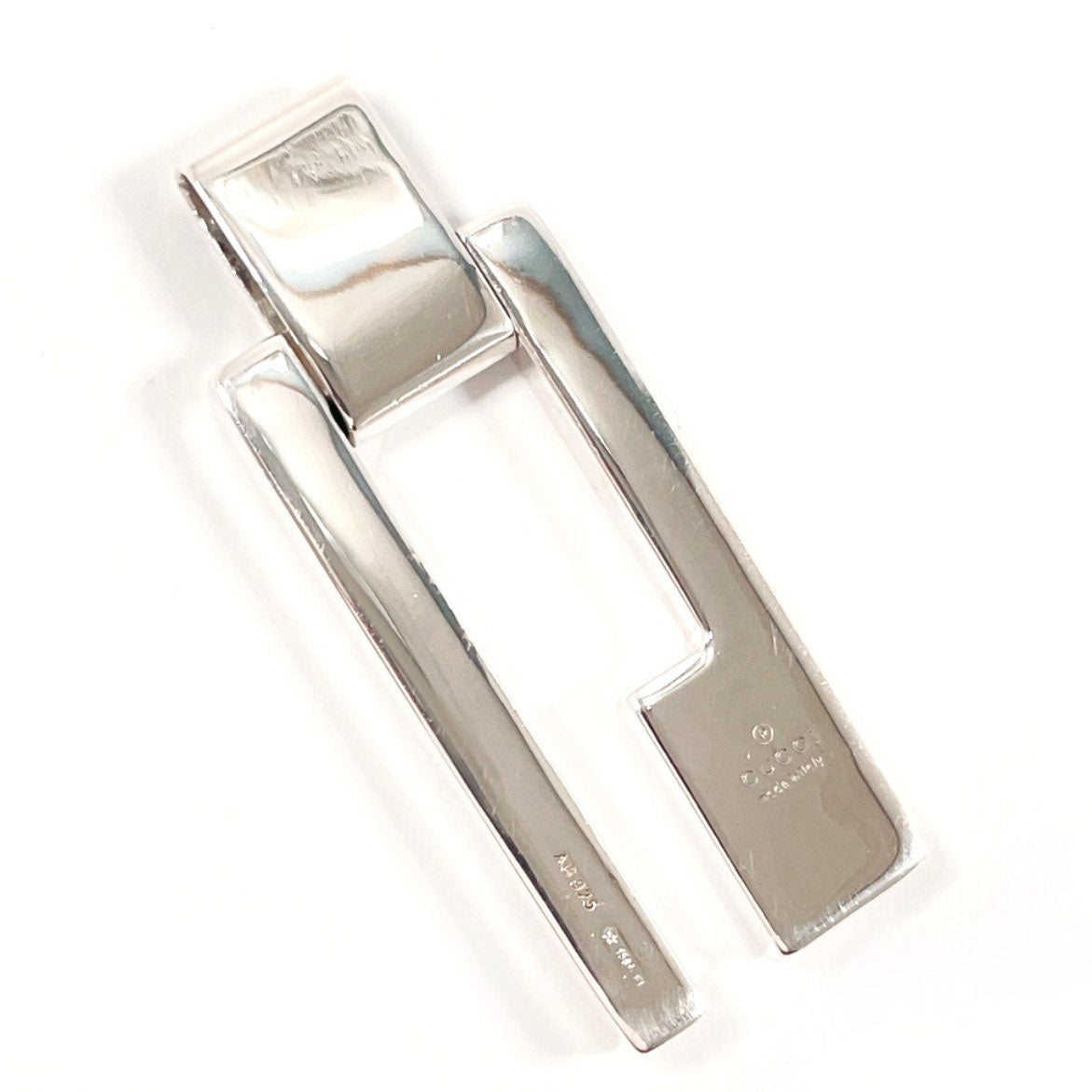 GUCCI Pendant top Silver925 Silver Cutout G