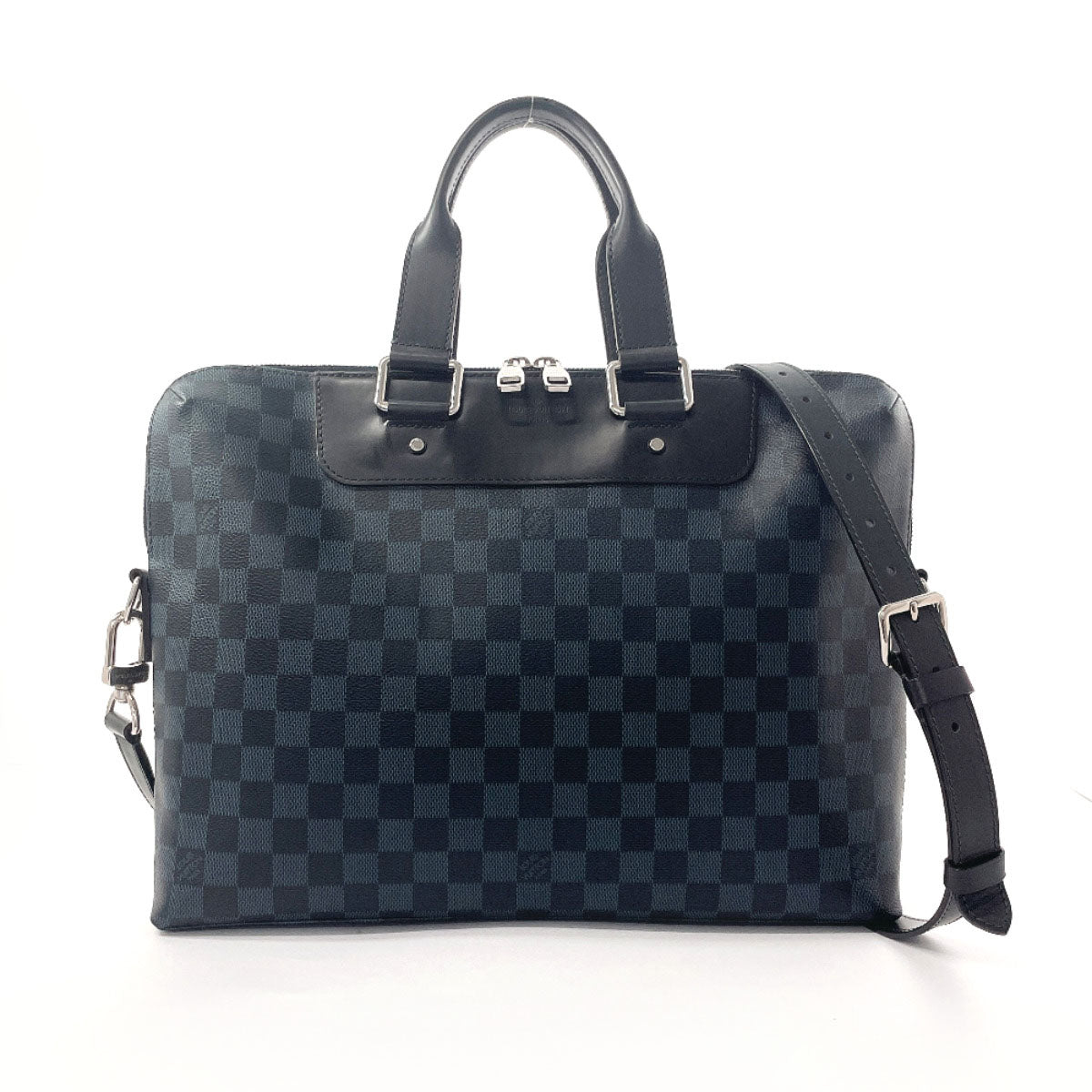LOUIS VUITTON Business bag N42241 Damier Cobalt black 2WAY Porto Documents Jules mens  d