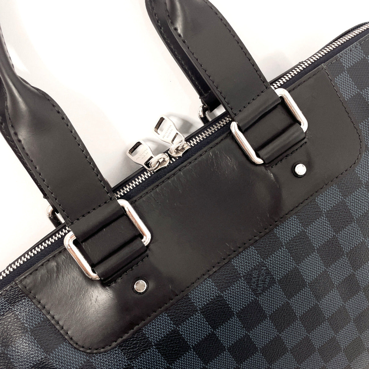 LOUIS VUITTON Business bag N42241 Damier Cobalt black 2WAY Porto Documents Jules mens  d