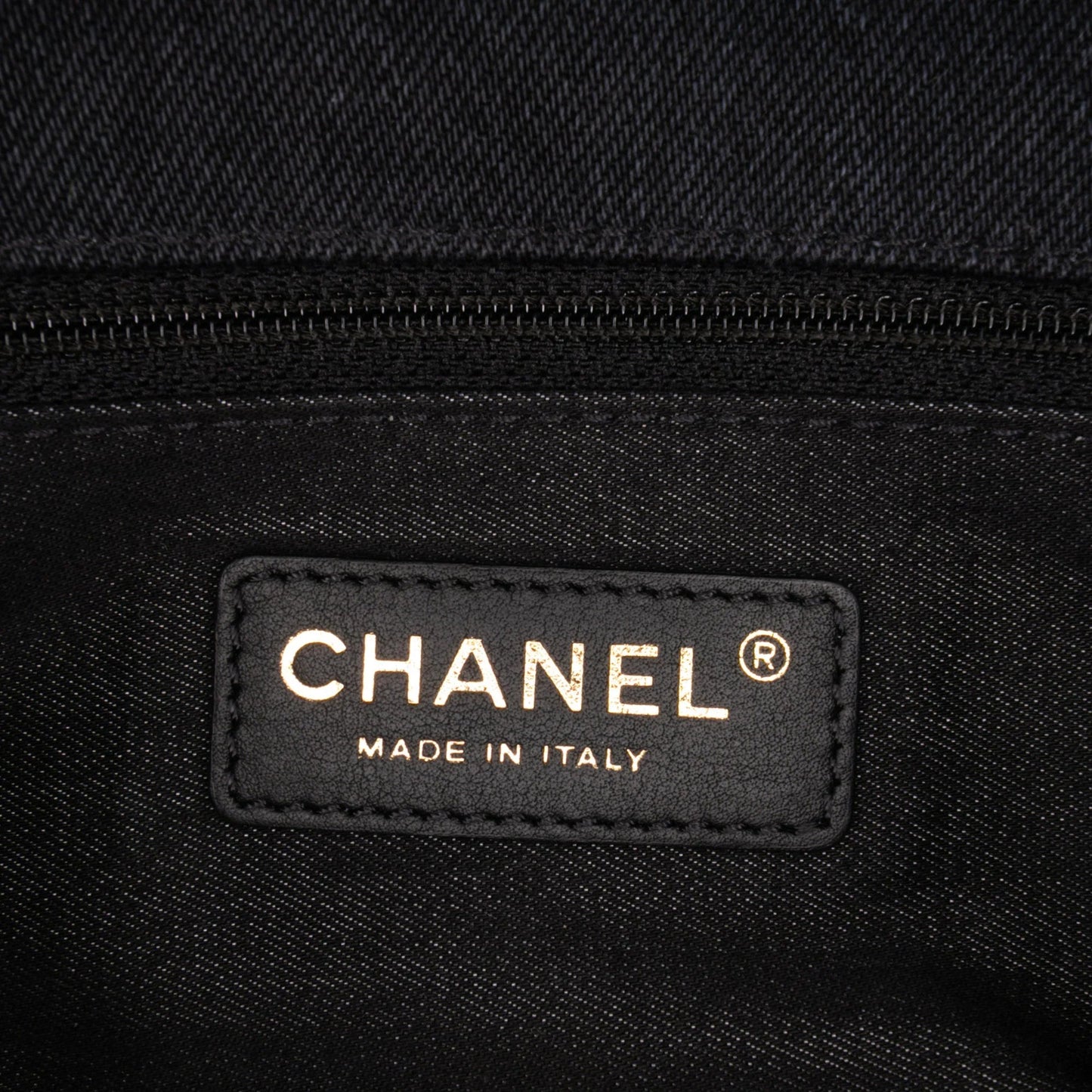 Gray Chanel Mini Rectangular Quilted Denim Mood Flap Crossbody Bag