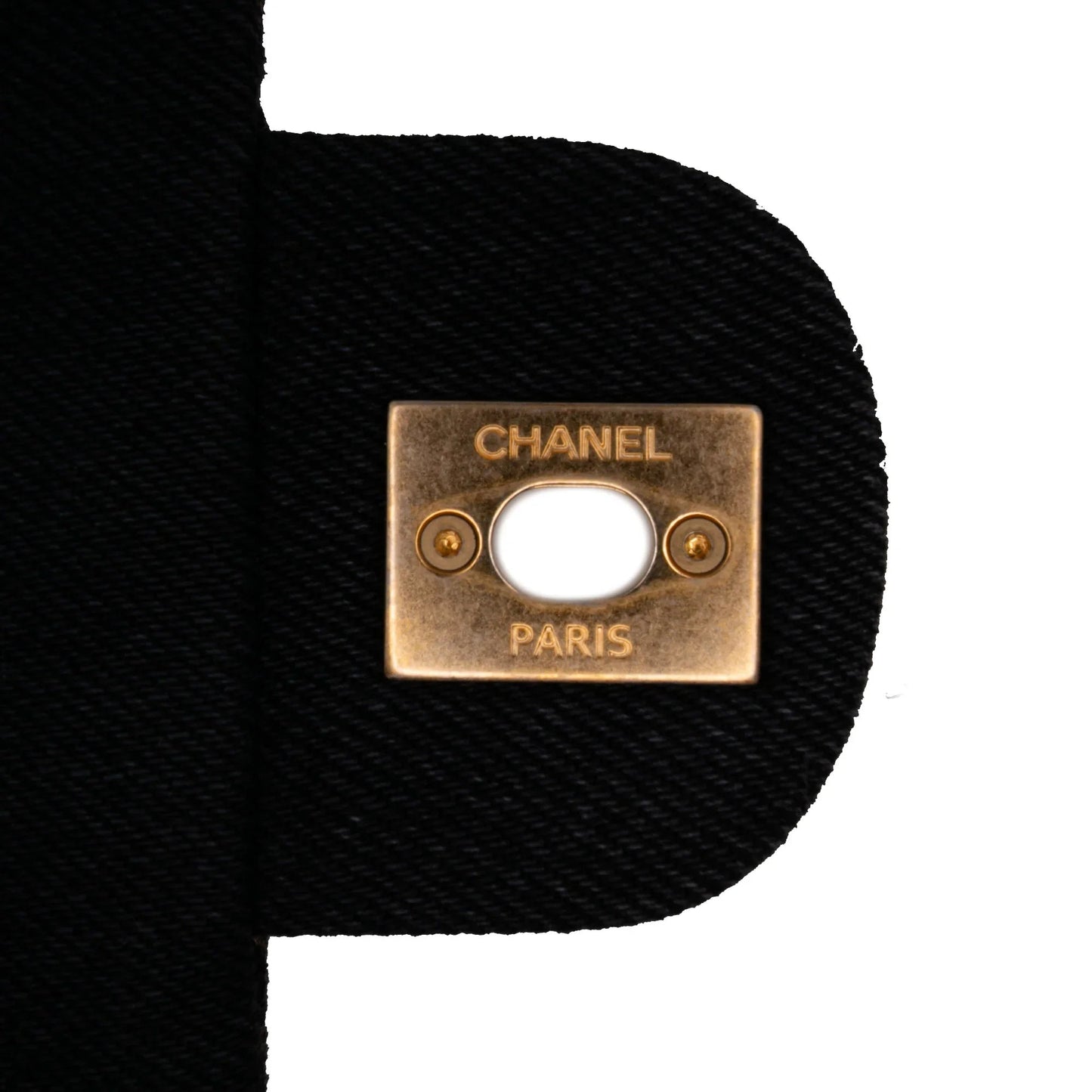 Gray Chanel Mini Rectangular Quilted Denim Mood Flap Crossbody Bag