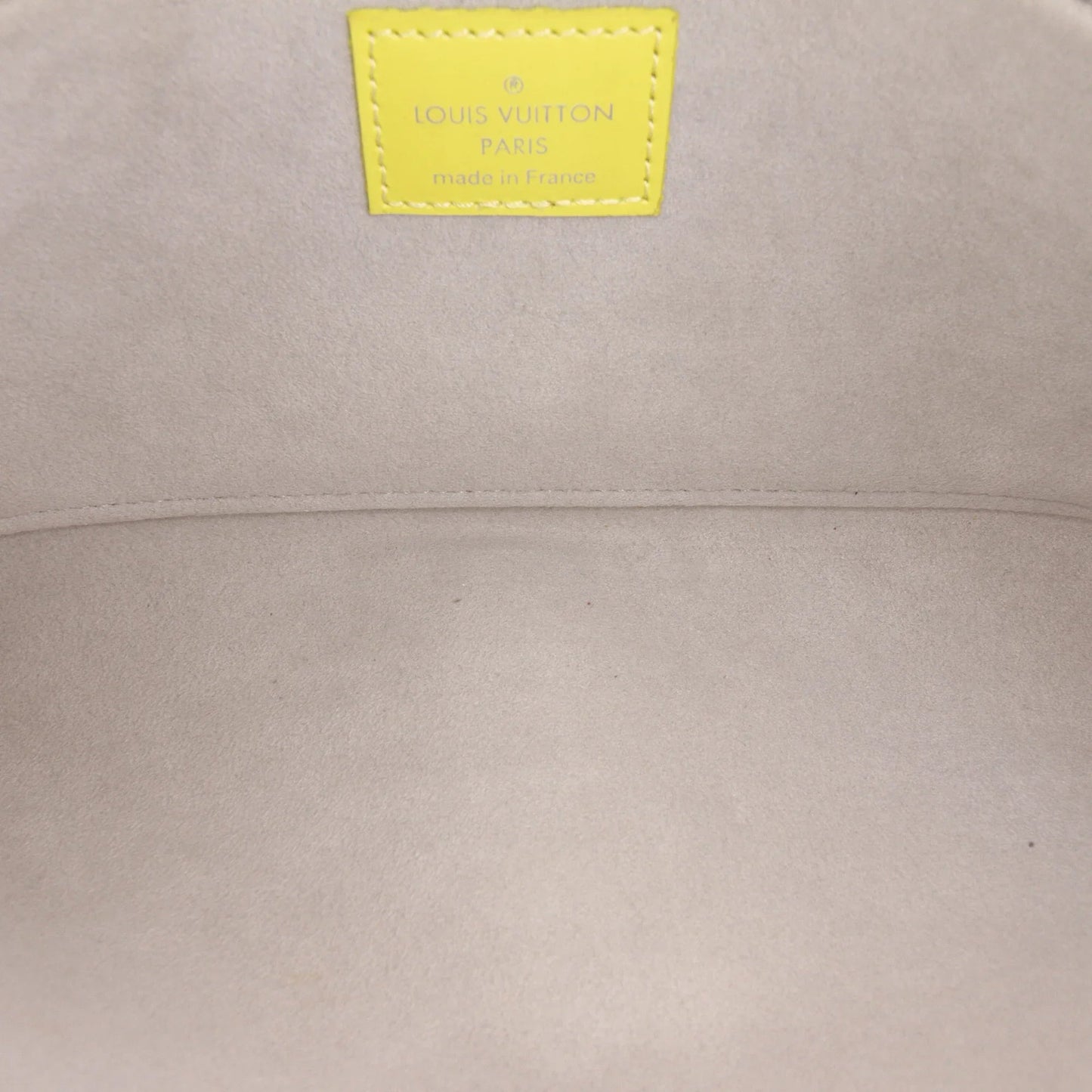Yellow Louis Vuitton Epi Tricolor Pochette Felicie Crossbody Bag