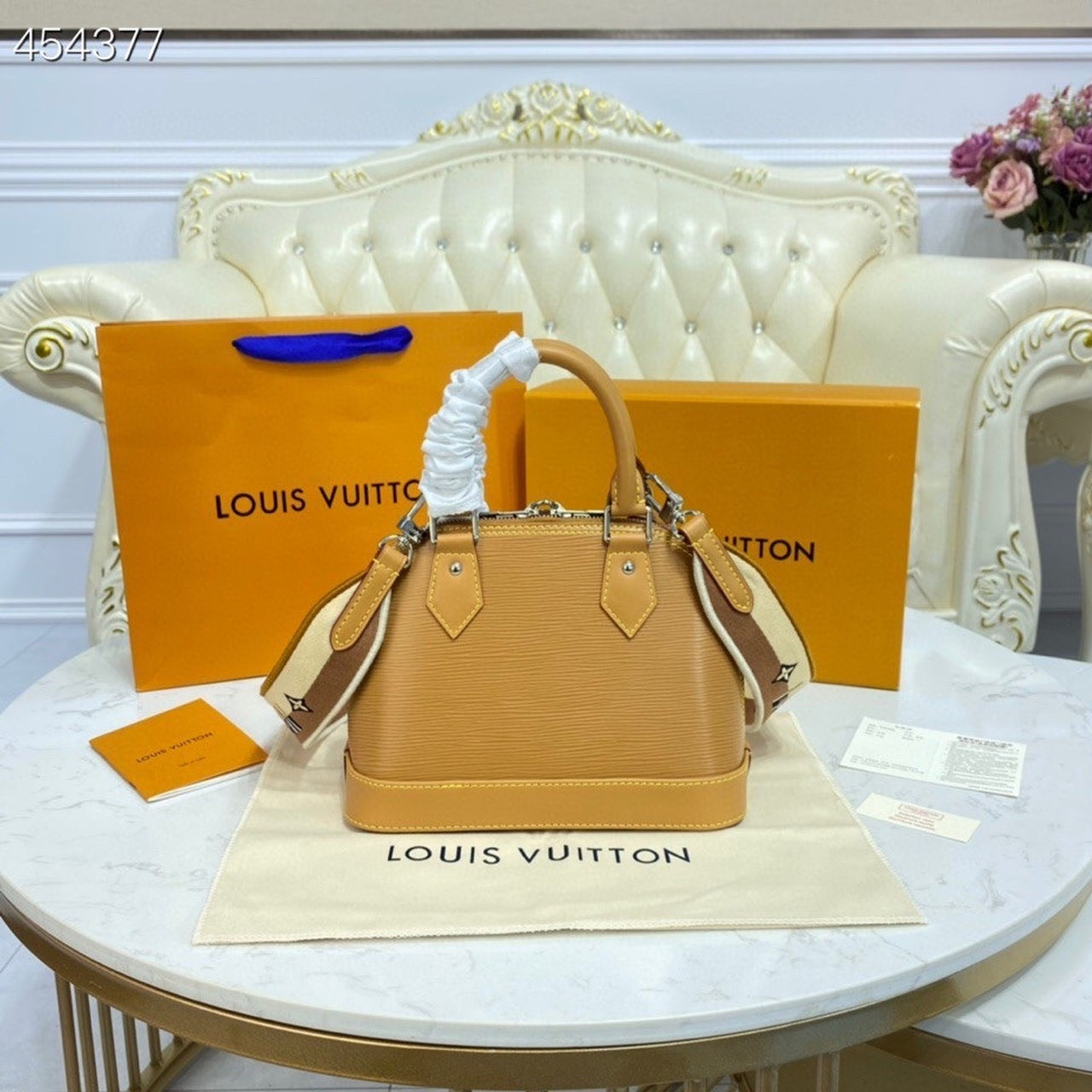 Top Quality Alma BB Sunflower Yellow For Women, Womens Handbags, Shoulder And Crossbody Bags 9.3in/23.5cm Top Quality M59358