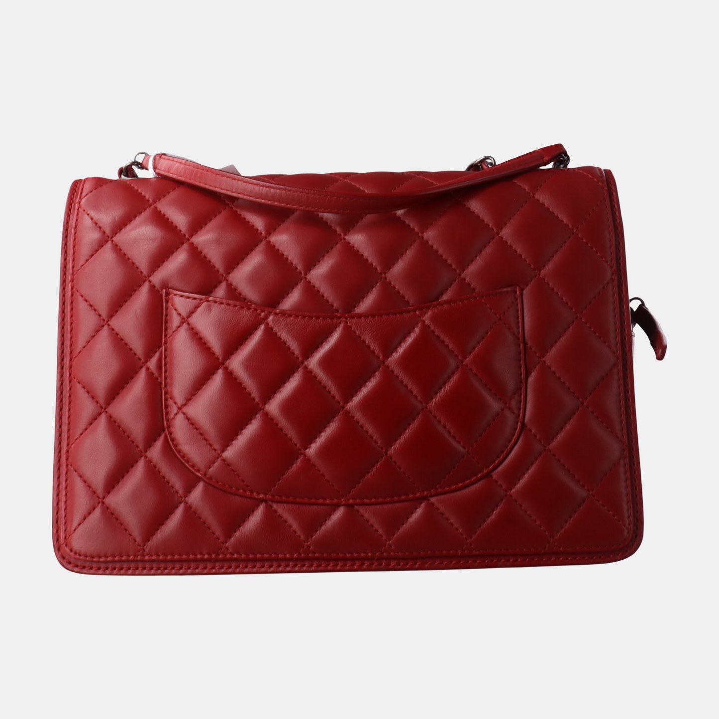 Chanel Classic Flap Jumbo Large Red Calfskin Leather, 2013-2014