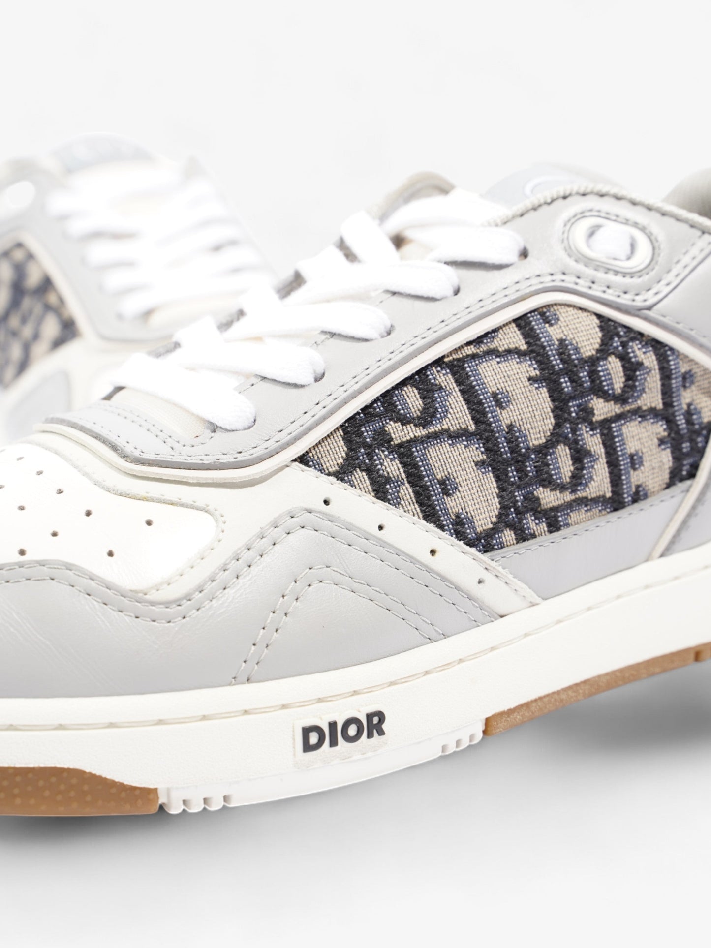 Christian Dior B27 White  / Grey / Black Leather EU 42 UK 8