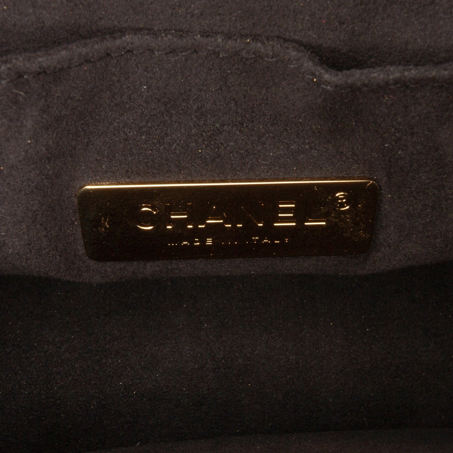 Gold Chanel Small Calfskin Kiss Lock Frame Bag