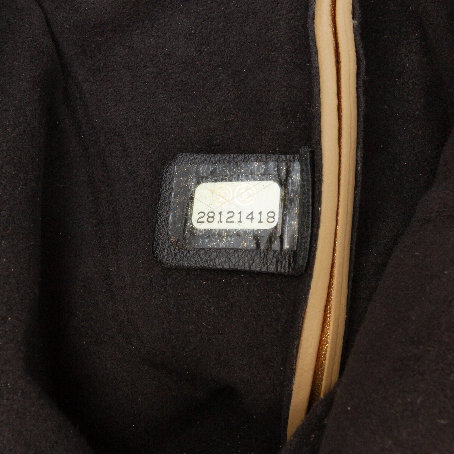 Gold Chanel Small Calfskin Kiss Lock Frame Bag