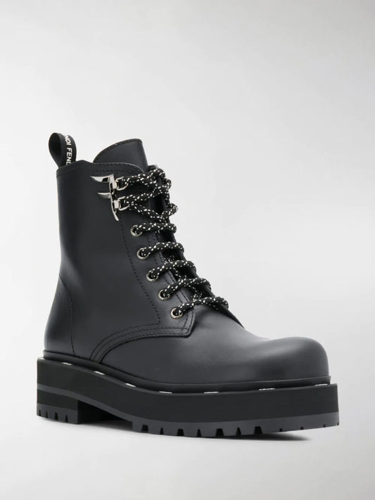 FENDI FFREEDOM BIKER STYLE BOOTS