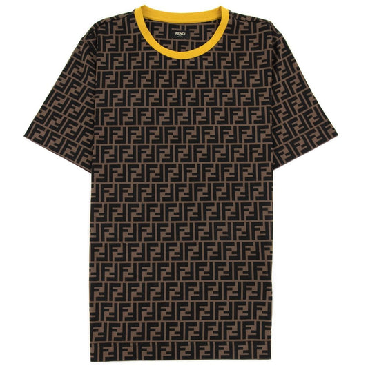 FENDI FF ALL OVER LOGO T-SHIRT