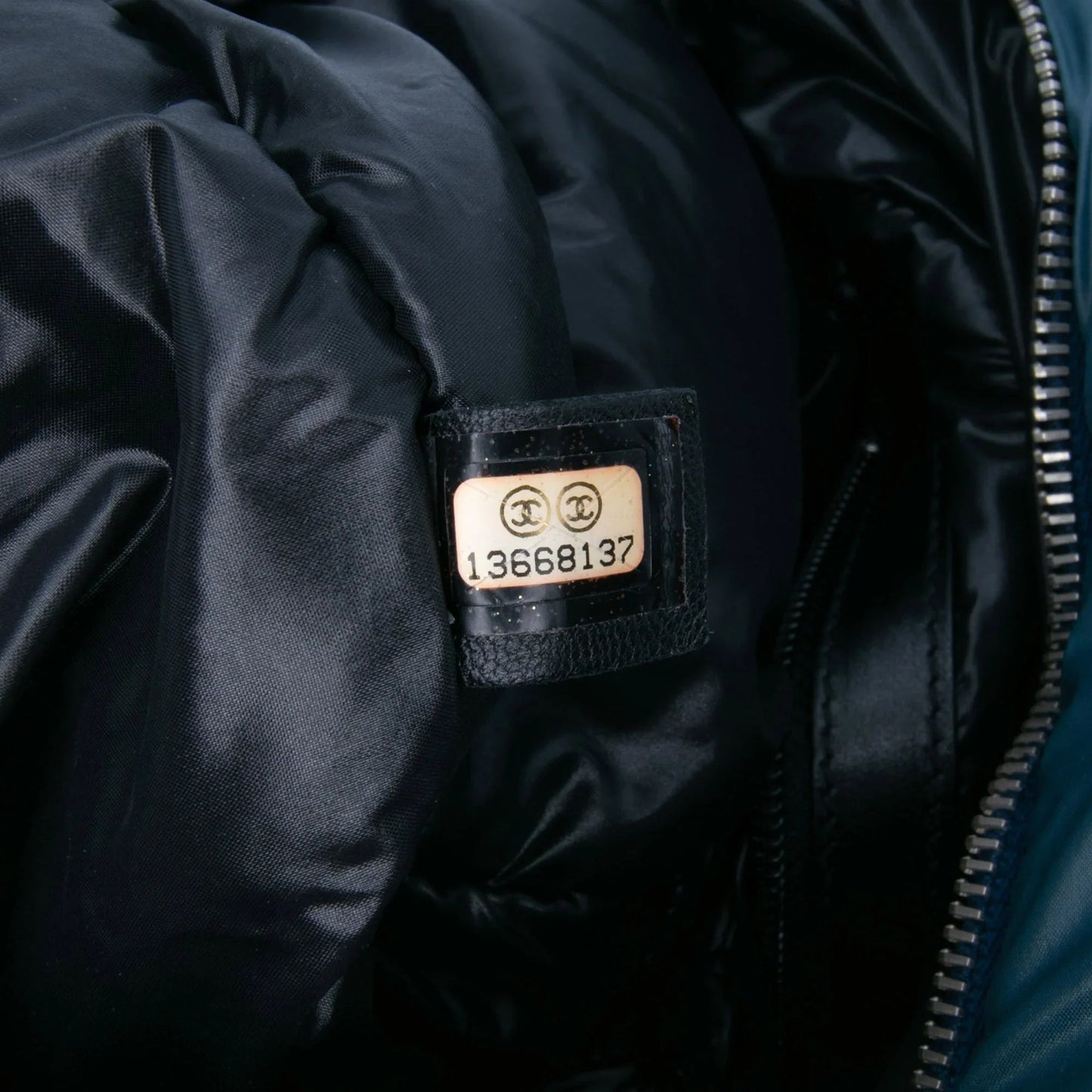 Blue Chanel Small Quilted Nylon Coco Cocoon Tote