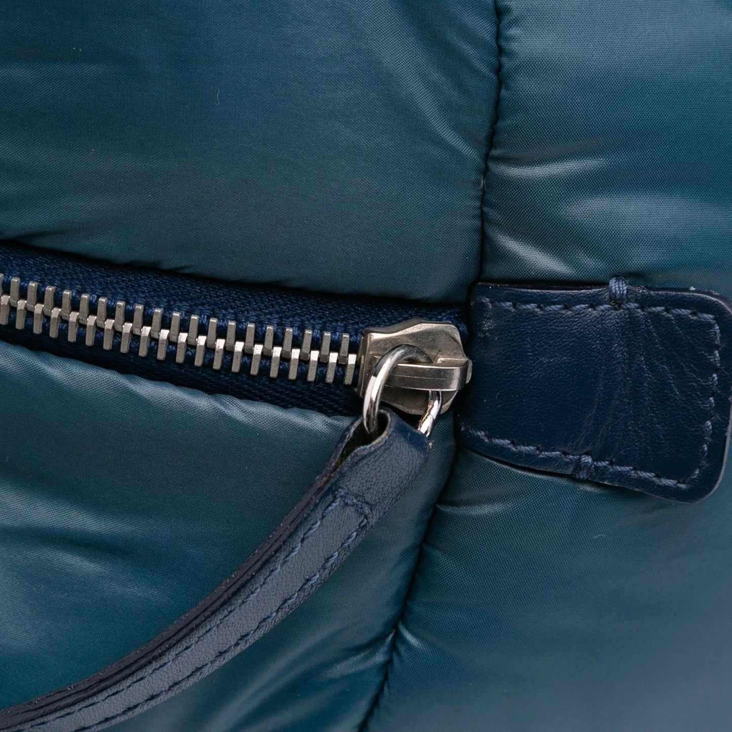 Blue Chanel Small Quilted Nylon Coco Cocoon Tote