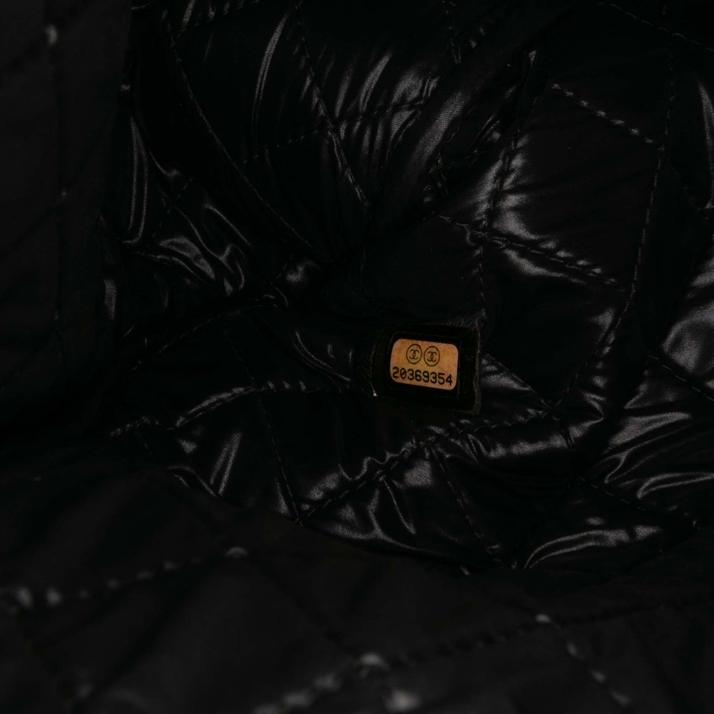 Black Chanel Large Quilted Patent O Case Clutch