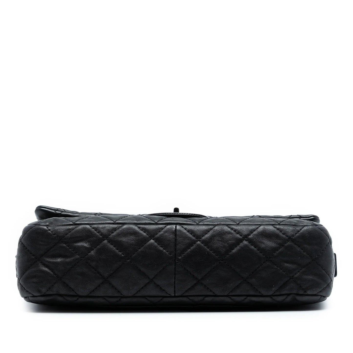 Black Chanel Quilted Calfskin Reissue 2.55 Easy Messenger Flap Crossbody Bag