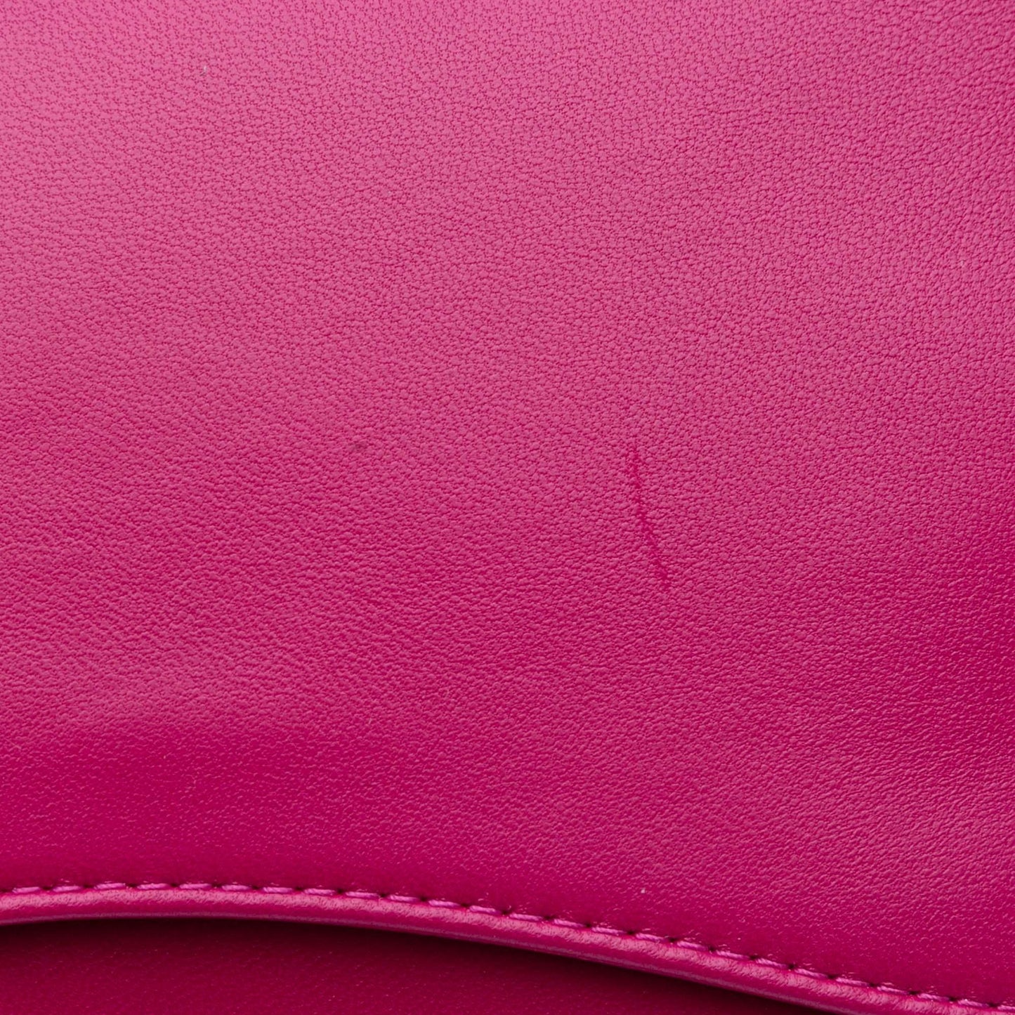 Pink Chanel Lambskin CC Mania Flap Crossbody Bag