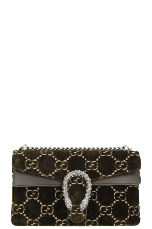 GUCCI Small Dionysus Bag Velvet Green