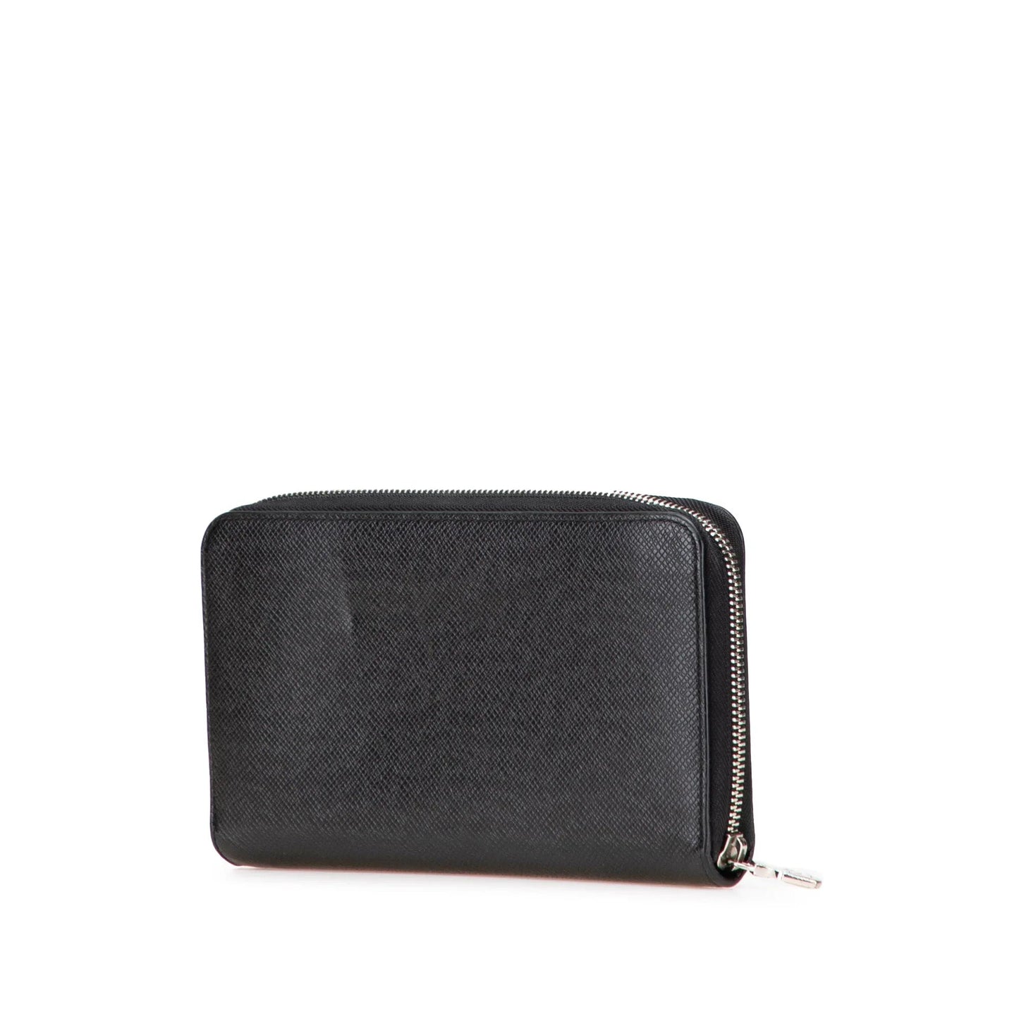 Black Louis Vuitton Taiga Zippy Organizer Wallet