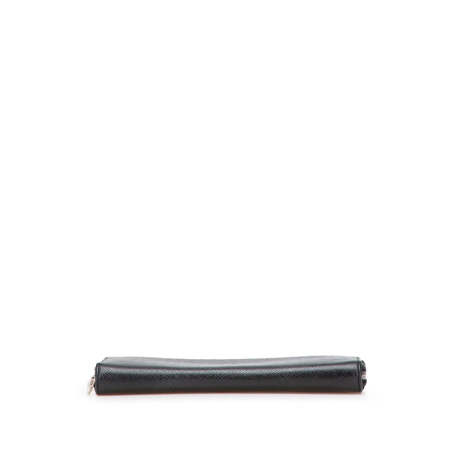 Black Louis Vuitton Taiga Zippy Organizer Wallet