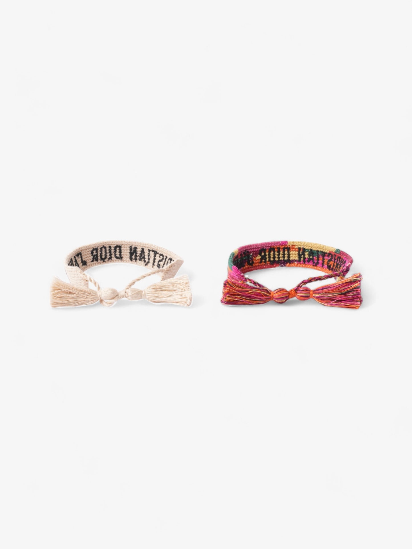 Christian Dior J'Adior Friendship Bracelet Set Multicoloured Cotton