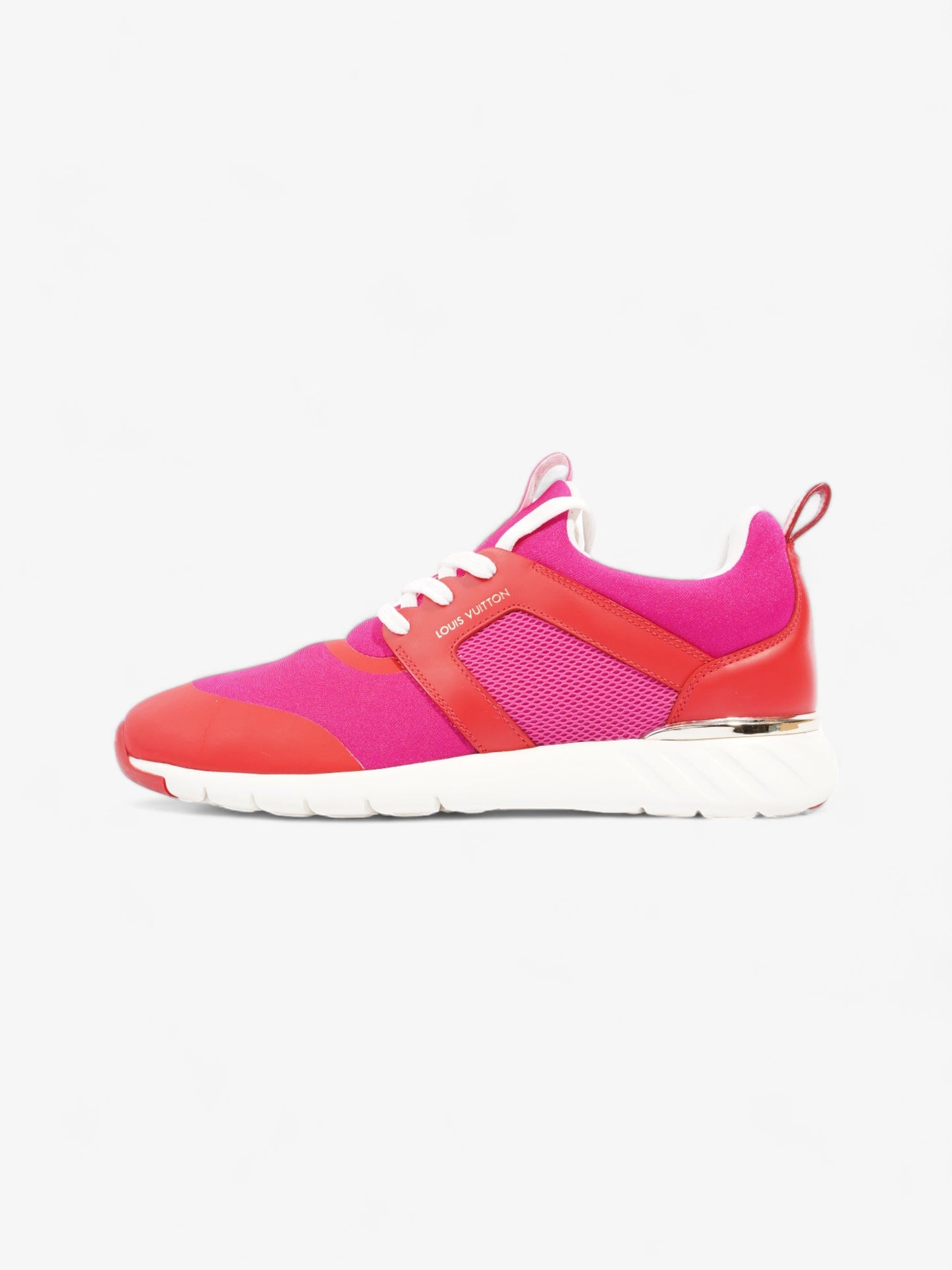 Louis Vuitton After Game Sneakers  Pink / Red Neoprene EU 38 UK 5