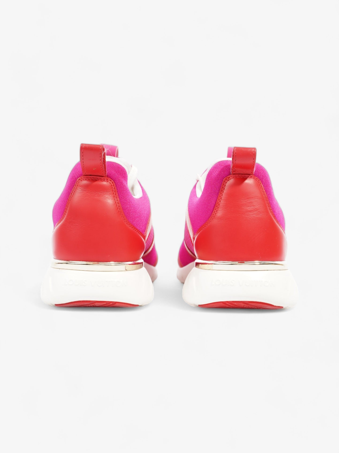 Louis Vuitton After Game Sneakers  Pink / Red Neoprene EU 38 UK 5