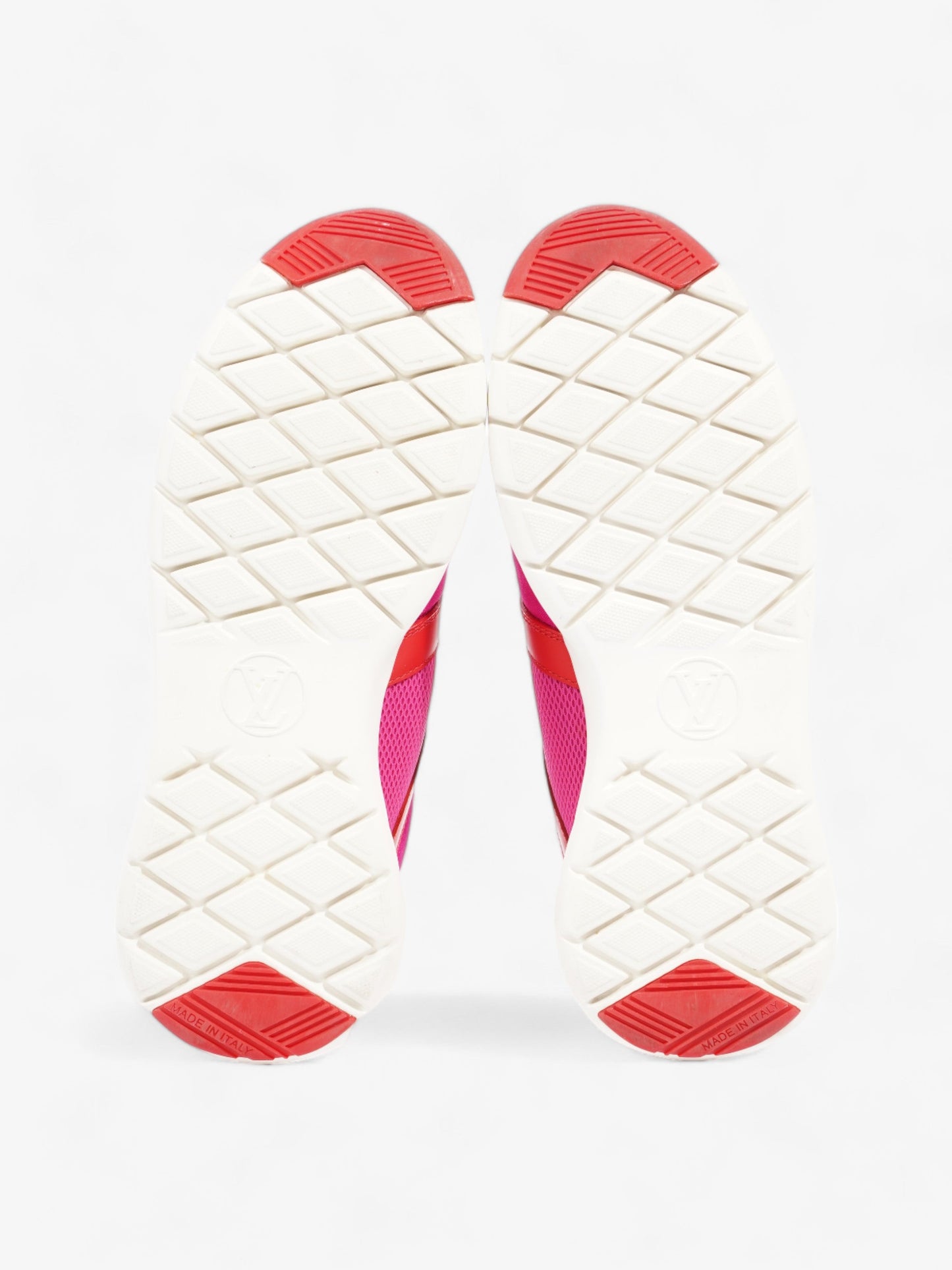 Louis Vuitton After Game Sneakers  Pink / Red Neoprene EU 38 UK 5