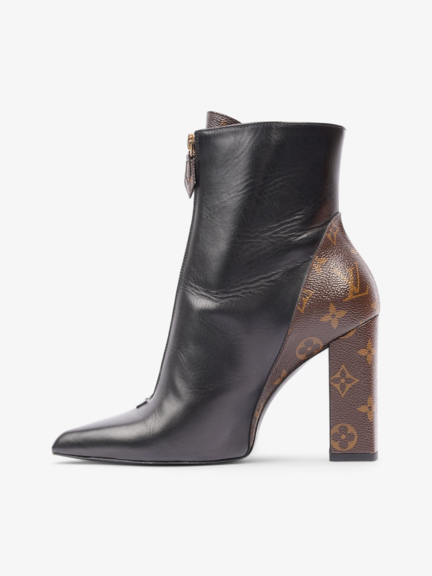 Louis Vuitton Matchmake Ankle Boot 90 Black / Monogram Leather EU 39 UK 6