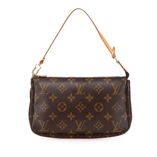 Brown Louis Vuitton Monogram Pochette Accessoires Shoulder Bag