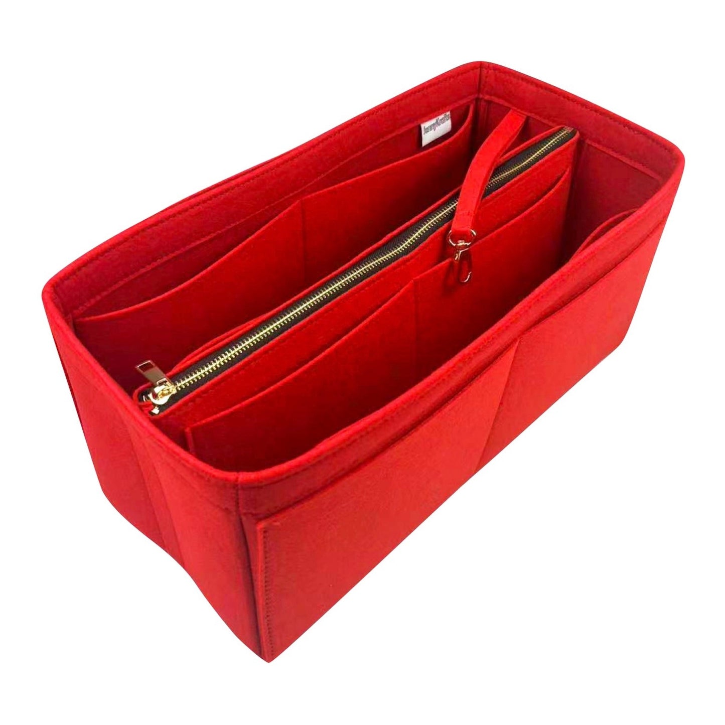 Organizer for [Jumbo Classic Flap, Chanel] Bag Insert (Felt, with Detachable Zip Pouch)