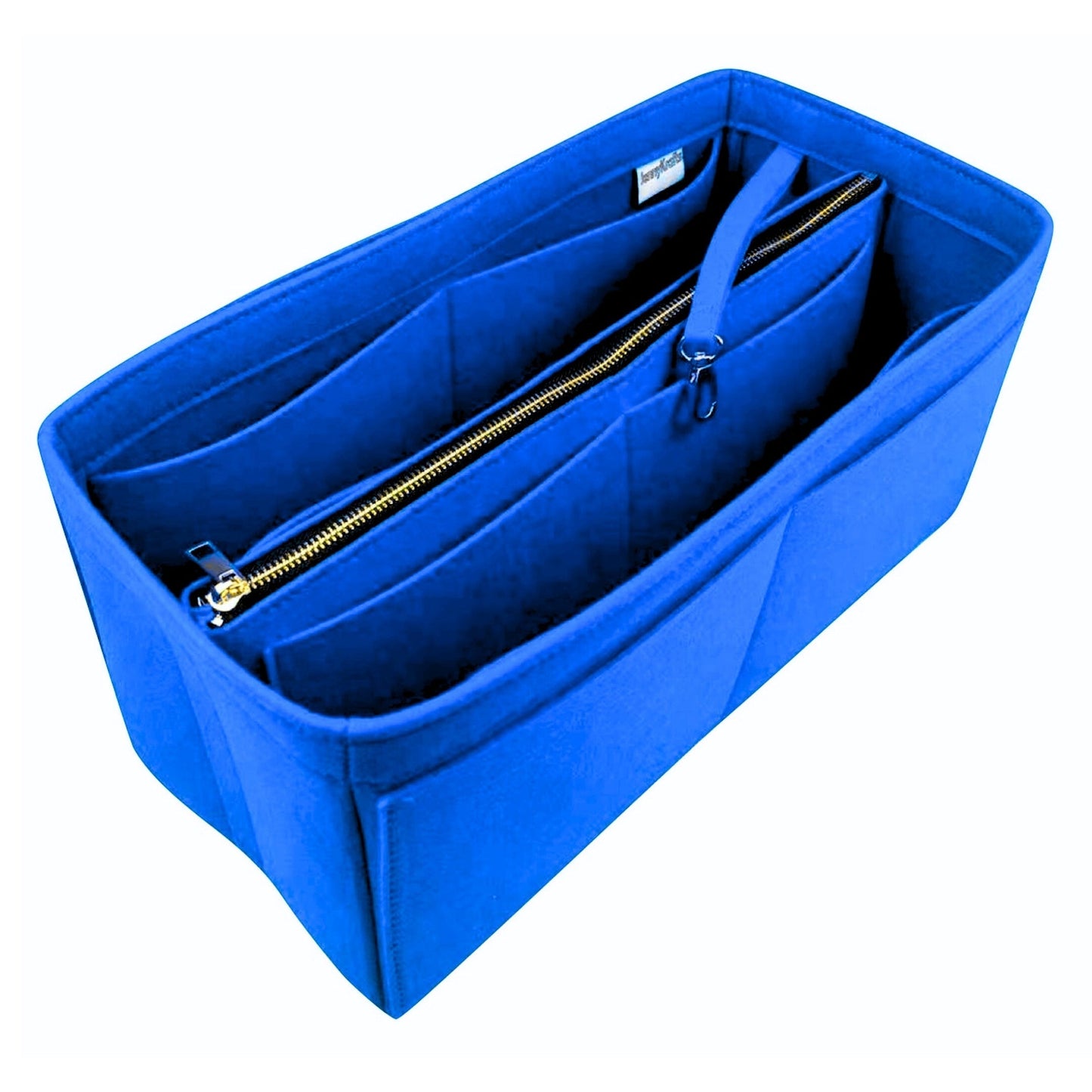 Organizer for [NUXX Duffle IN Nylon, Saint Laurent (YSL)] Bag Insert (Felt, with Detachable Zip Pouch)