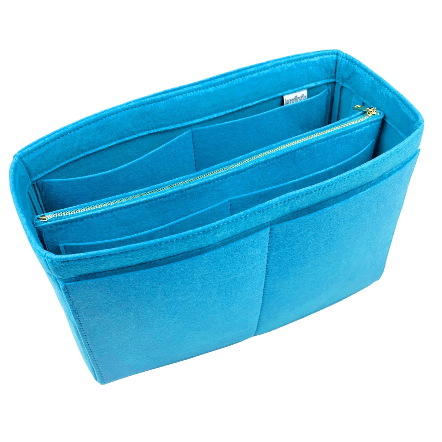 Organizer for [Jumbo Classic Flap, Chanel] Bag Insert (Felt, with Detachable Zip Pouch)