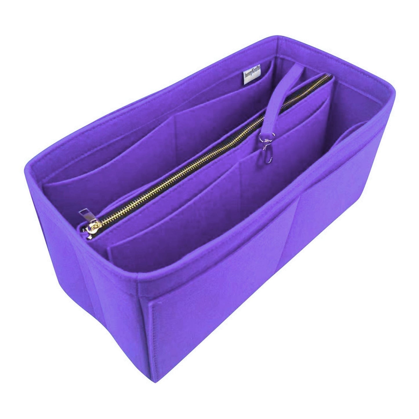 Organizer for [NIKI Oversized, Saint Laurent (YSL)] Bag Insert (Felt, with Detachable Zip Pouch)