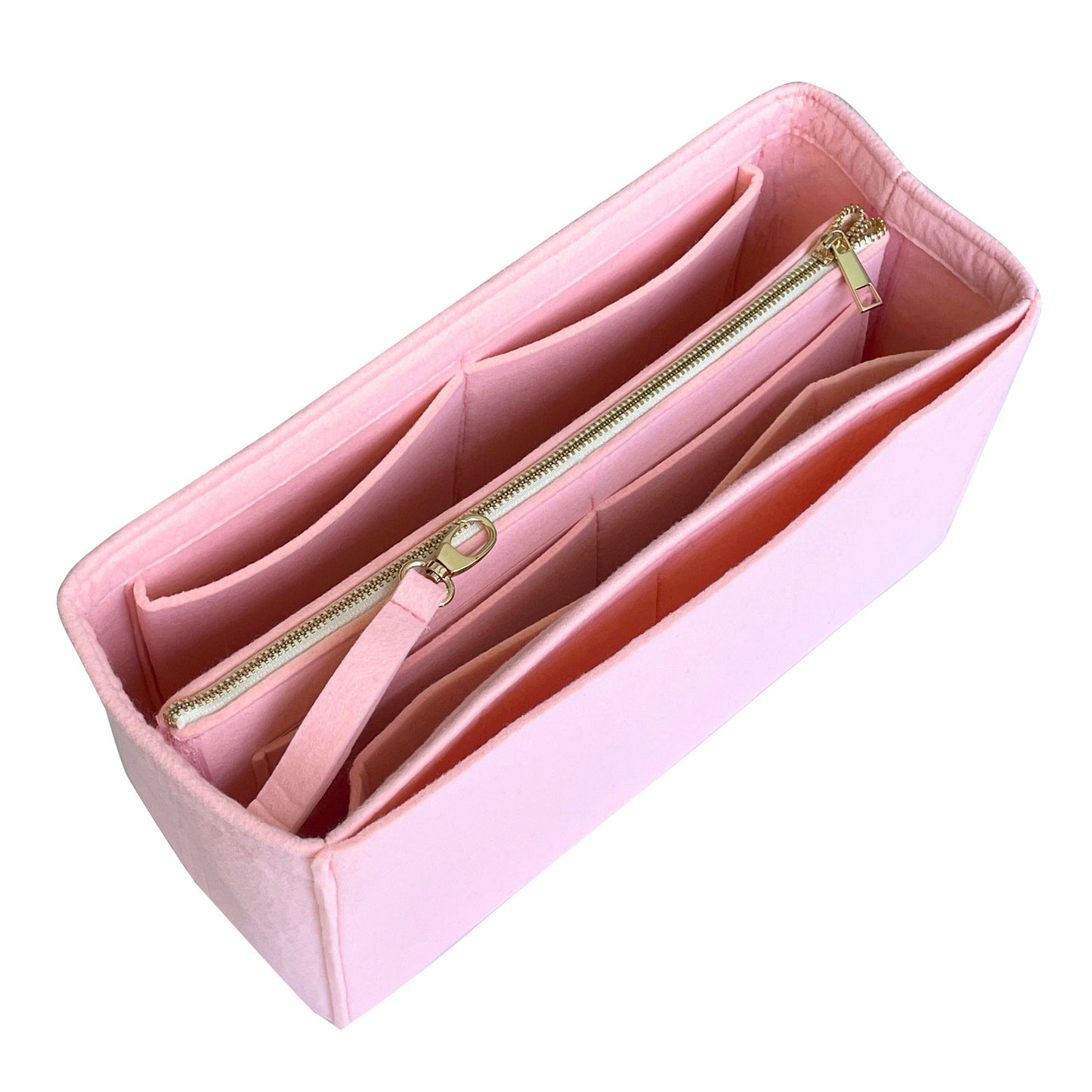 Organizer for [Jumbo Classic Flap, Chanel] Bag Insert (Felt, with Detachable Zip Pouch)