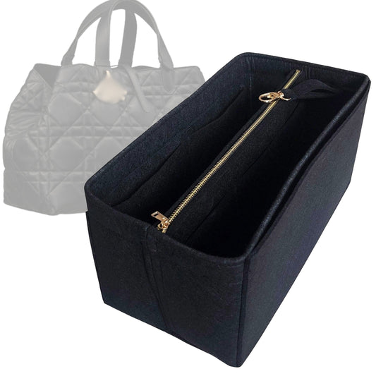Organizer for [Medium Toujours Bag, Dior] Bag Insert (Felt, with Detachable Zip Pouch)