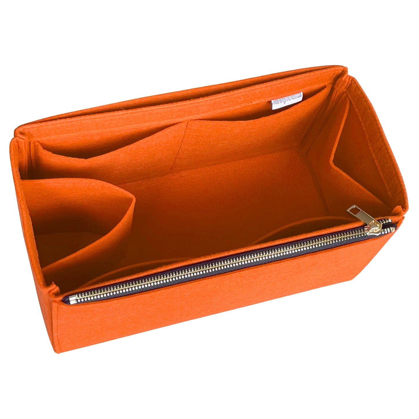 Organizer for [LE 37 20W 25H, Saint Laurent (YSL)] Bag Insert (Felt, Long Zip and Open Compartment)