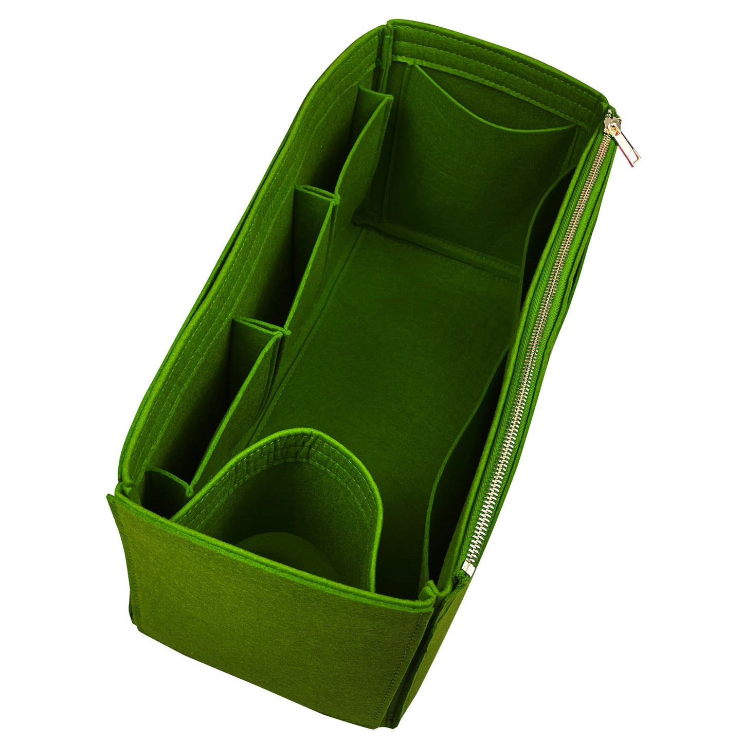 Organizer for [Small Caro Bucket Bag, Dior] Bag Insert (Felt, Wide Open Pockets)