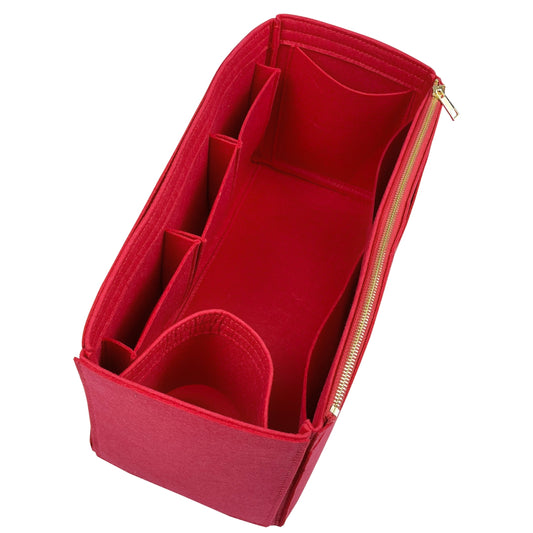 Organizer for [LE 5 A 7 Bea, Saint Laurent (YSL)] Bag Insert (Felt, Wide Open Pockets)
