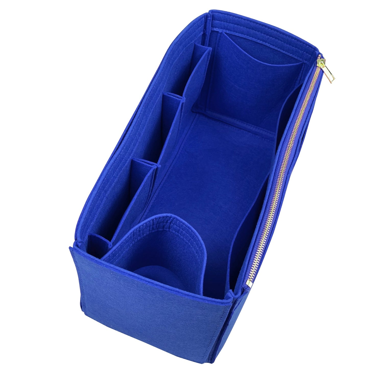 Organizer for [Small Crochet tote bag, Prada] Bag Insert (Felt, Wide Open Pockets)