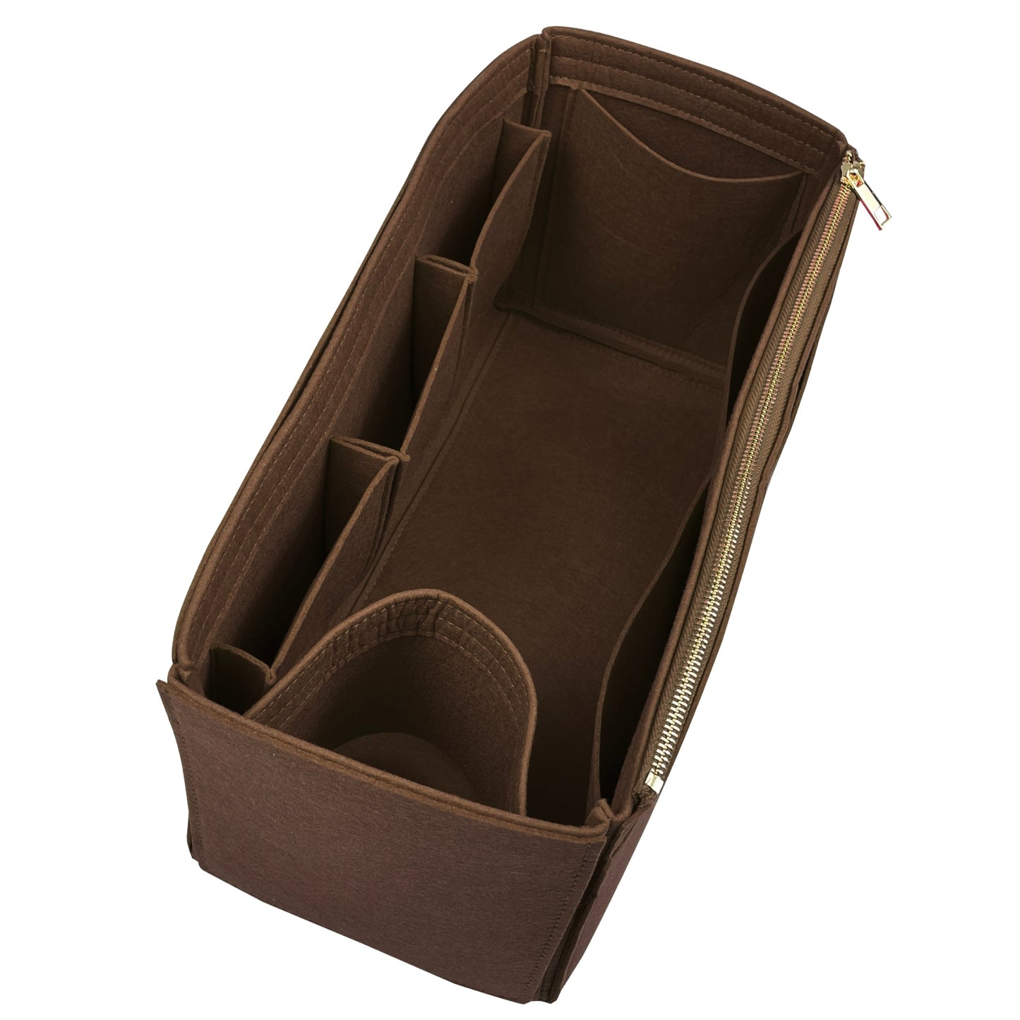 Organizer for [Cerf Large, Chanel] Bag Insert (Felt, Wide Open Pockets)